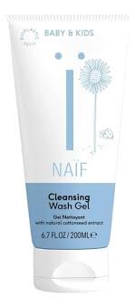 Naif Cleansing Wash Gel Ενυδατικό Τζελ Μπάνιου για Βρέφη & Παιδιά, 200ml