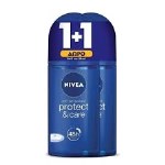 Nivea Promo Deodorant Protect & Care Roll-On 50ml 1+1 Δώρο