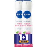 Nivea Promo Fresh Rose Touch 48h Anti-Perspirant Spray 300ml (2x150ml)