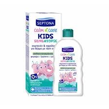 Septona Calm n Care Kids SensAtopic Σαμπουάν & Αφρόλουτρο για Δέρμα με Ατοπική Προδιάθεση, 200ml