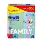 Septona Dermasoft Family Μωρομάντηλα για Όλη την Οικογένεια με Χαμομήλι, 12x100τεμ