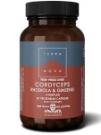 Terranova Cordyceps, Rhodiola & Ginseng Συμπλήρωμα Διατροφής με Ροδιόλα & Τζίνσενγκ για Πνευματική και Σωματική Κόπωση, 50caps