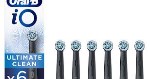 Oral-B iO Ultimate Clean Ανταλλακτικές Κεφαλές Ηλεκτρικής Οδοντόβουρτσας Μαύρο, 6τεμ