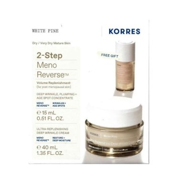 Korres PROMO PACK Λευκή Πεύκη Αναπλήρωση Όγκου Κρέμα Ημέρας Για Ξηρές Επιδερμίδες 40ml & Ορός Προσώπου 15ml.