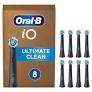 Oral-B iO Ultimate Clean Μαύρες Ανταλλακτικές Κεφαλές Ηλεκτρικής Οδοντόβουρτσας 8τμχ.