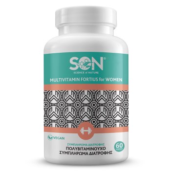 SON Science of Nature Multivitamin Fortius Women Βιταμίνη για Αντιοξειδωτικό 60 κάψουλες