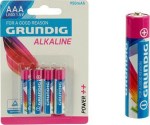 GRUNDIG alkaline butteries AAA  4 ΤΕΜ