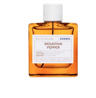 Korres Mountain Pepper Eau De Toilette Άρωμα, 100ml