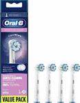 Oral-B Pro Sensitive Clean Ανταλλακτικές Κεφαλές Ηλεκτρικής Οδοντόβουρτσας, 4τεμ