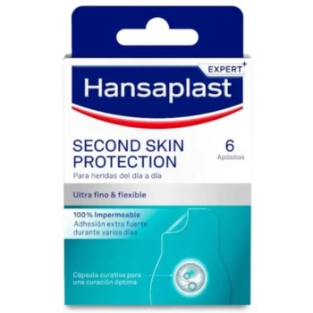 Hansaplast Second Skin Protection Προηγμένα Υδροκολλοειδή Επιθέματα x6 Τεμάχια
