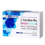 Viogenesis L-Carnitine Mix Acetyl + Tartrate, 60caps
