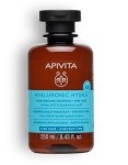 Apivita Hyaluronic Hydra Shampoo Fine Hair Σαμπουάν Ενυδάτωσης για Λεπτά Μαλλιά με Υαλουρονικό Οξύ & Μέλι 250ml