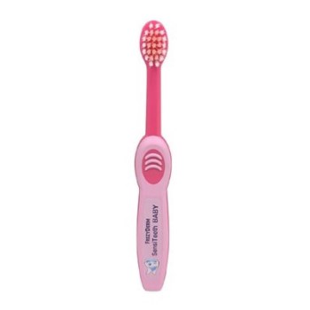 Frezyderm SensiTeeth Baby Toothbrush Soft Light Blue Μαλακή Οδοντόβουρτσα για Μωρά 6-36m+ Ροζ