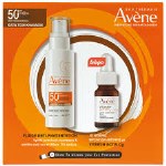 Avene Anti-pigmentation Fluide SPF50+ Αντηλιακό με Χρώμα Κατά των Κηλίδων, 50ml & Vitamin Activ Cg Serum Ορός Λάμψης, 10ml