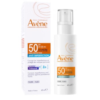 Avene Anti-Imperfection Fluid SPF50 (40ml) - Αντηλιακό Πρόληψης και Διόρθωσης των Ατελειών