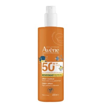 Avene Sun Spray Resistant Family Spray SPF50 (400ml) - Αντηλιακό Σπρέι Προσώπου και Σώματος για Όλη την Οικογένεια