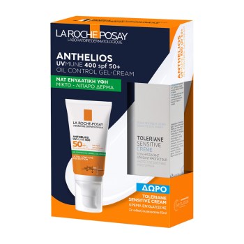 La Roche-Posay Promo Pack Anthelios UVMUNE 400 Oil Control Gel Cream SPF50+ Αντηλιακή Κρέμα Προσώπου 50ml