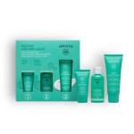 Apivita Just Bee Clear Routine Purifying Cleanser Gel 15ml + Purifying Lotion 50ml + Blemish Control Mattifying Moisturizer 40ml