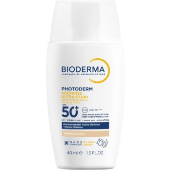 Bioderma Photoderm XDefense Ultra-Fluid Αντιηλιακό Προσώπου με Χρώμα SPF50+ Απόχρωση 01 40ml
