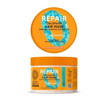 Natura Siberica Oblepikha Repair Keratin Hair Mask Μάσκα Μαλλιών για Αναδόμηση, 300ml
