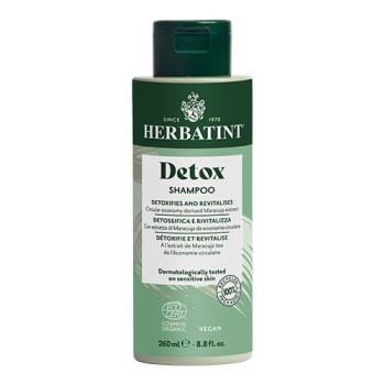 Herbatint Detox Shampoo Organic Αποτοξινωτικό και Μαλακτικό Σαμπουάν 260ml