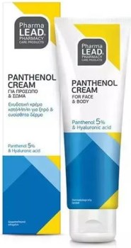 PharmaLead Panthenol Cream Ενυδατική Κρέμα Προσώπου και Σώματος για Ξηρό και Ευαίσθητο Δέρμα, 100ml