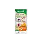 Health Aid Promo Pack Vitamin C 1000mg Echinacea Zinc, 20tabs & Vitamin C 1000mg, 20tabs