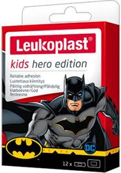 Leukoplast Kids Hero Edition Batman Παιδικά Αυτοκόλλητα Επιθέματα για Μικροτραυματισμούς σε 2 Mεγέθη, 12τεμ