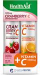 Health Aid Promo Pack Cranberry 500mg + C, 20tabs & Vitamin C 1000mg, 20tabs