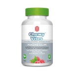 Chewy Vites Magnesium Συμπλήρωμα Διατροφής με Μαγνήσιο Κιτρικής Μορφής με Γεύση Κόκκινων Μούρων 60 Ζελεδάκια