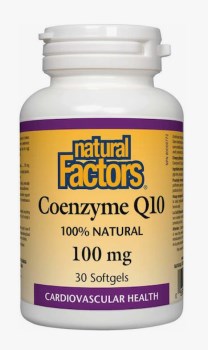 Natural Factors Coenzyme Q10 100 mg 30 μαλακές κάψουλες