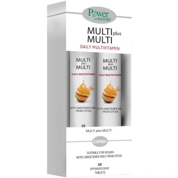 Power Health Promo Multi Plus Multi Daily Multivitamin Συμπλήρωμα Διατροφής Πολυβιταμινών 2x20 αναβράζοντα δισκία