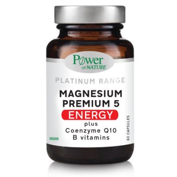 Power of Nature Platinum Range Magnesium Premium 5 Energy 60 κάψουλες