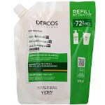 Vichy Dercos Anti-Dandruff DS Refill Σαμπουάν κατά της Ξηροδερμίας, της Πιτυρίδας και του Κνησμού για Ξηρά Μαλλιά Ανταλλακτικό, 390ml