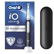 Oral-B iO 3 Magnetic Black Μαύρη Ηλεκτρική Οδοντόβουρτσα+1 Κεφαλή Βουρτσίσματος+1 Θήκη Ταξιδιού