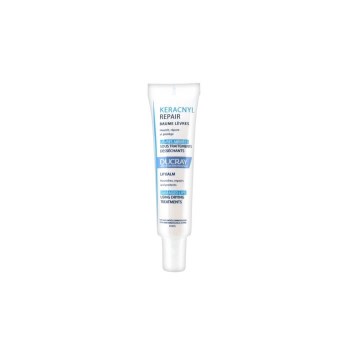 Ducray Keracnyl Repair Baume Levres-Βάλσαμο για Ξηρά Χείλη από Φαρμακευτική Αγωγή κατά της Ακμής, 15ml