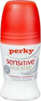 Perky Sensitive Silk Deodorant Αποσμητικό σε Roll-On 50ml