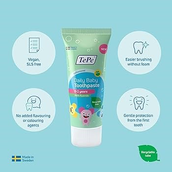 TePe Daily baby toothpaste 50ml 0-2 YEARS