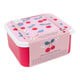 A little lovely company: Σετ 4 δοχεία φαγητού Lunch & Snack Box -Cherries