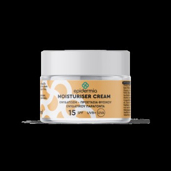 Epidermia Moisturiser Cream SPF 15 – Ενυδατική Κρέμα Προσώπου με Αντηλιακή Προστασία