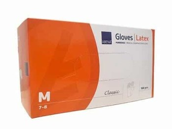 ABENA ΓΑΝΤΙΑ LATEX MEDIUM ΜΕ ΠΟΥΔΡΑ Χ100