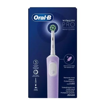 Oral-B Vitality PRO CrossAction Lilac Ηλεκτρική Οδοντόβουρτσα 1τμχ