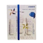 Korres Promo Set – Wide Awake Eye Gel 15ml + Foaming Cleanser 20ml + Nourishing Probiotic Gel Cream 20ml