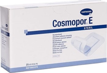Hartmann Cosmopor E Αυτοκόλλητη Αποστειρωμένη Γάζα 10cm x 8cm 25 τεμάχια