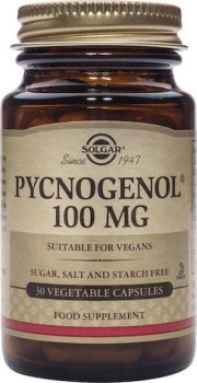 Solgar Pycnogenol 100mg Πυκνογενόλη 30caps