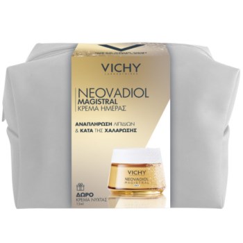 Vichy Promo Neovadiol Magistral Κρέμα Ημέρας 50ml & Δώρο Neovadiol Magistral Night Cream Κρέμα Νύχτας 15ml & Νεσεσέρ