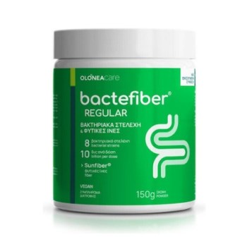Bactefiber Regular 150 g – Φυτικές Ινες & Προβιοτικά για Φυσιολογική Εντερική Κινητικότητα