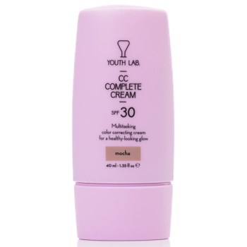 Youth Lab Complete CC Mocha Κρέμα Προσώπου Ημέρας με SPF30 για Ενυδάτωση, Ανάπλαση & Ακμή με Νιασιναμίδη 40ml