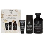 Apivita Promo Men's Care Σετ Ανδρικής Περιποίησης Κρέμα Προσώπου & Ματιών 50ml & Gel Καθαρισμού  50ml & Σαμπουάν - Αφρόλουτρο 250ml