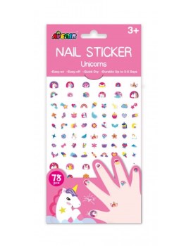 AVENIR NAIL STICKER(BIG)-UNICORNS 78PCS